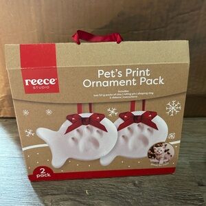 Pet's Print Ornament Pack - White
